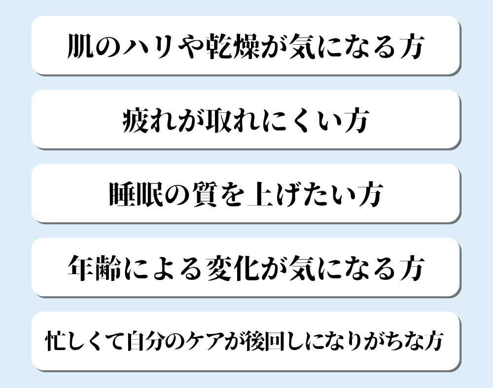 こんな方にオススメ（仮画像）